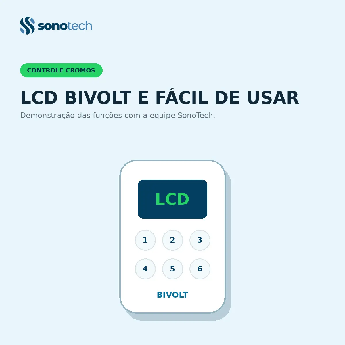 Controle LCD do Cromos