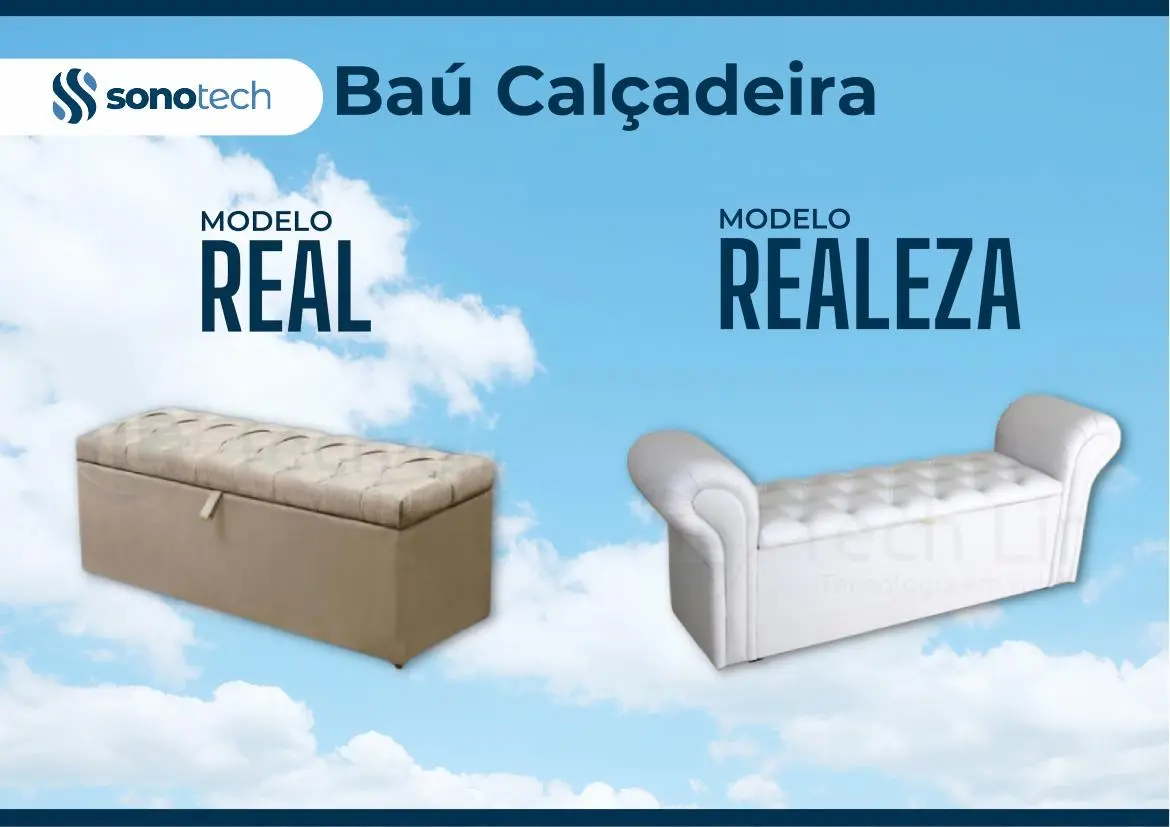 Baús e calçadeiras SonoTech